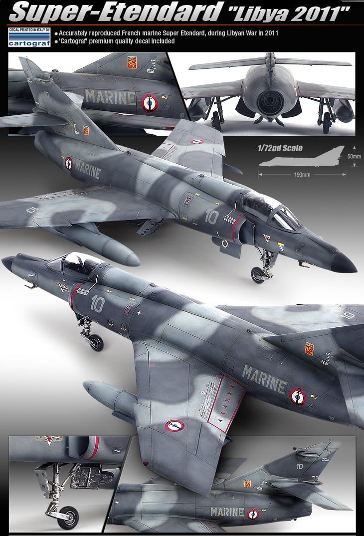 Academy 1/72 Super Etendard "2011" Limited Edition Reproduction
