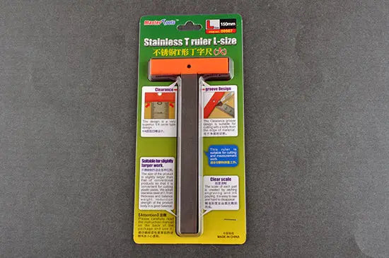 Trumpeter Stainless T Ruler L-size Modelling Tool – Franklin Hobbies Ltd
