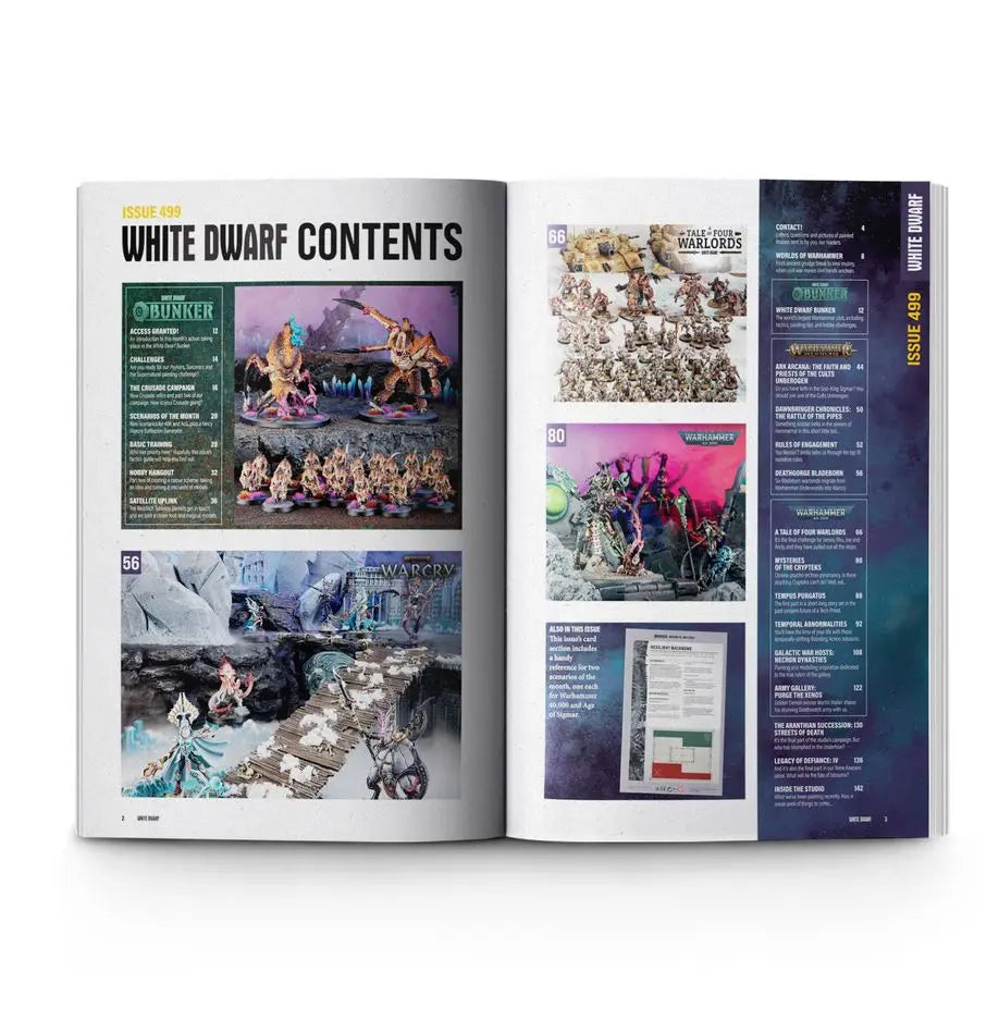 Warhammer 40K White Dwarf Magazine #499 Games Workshop