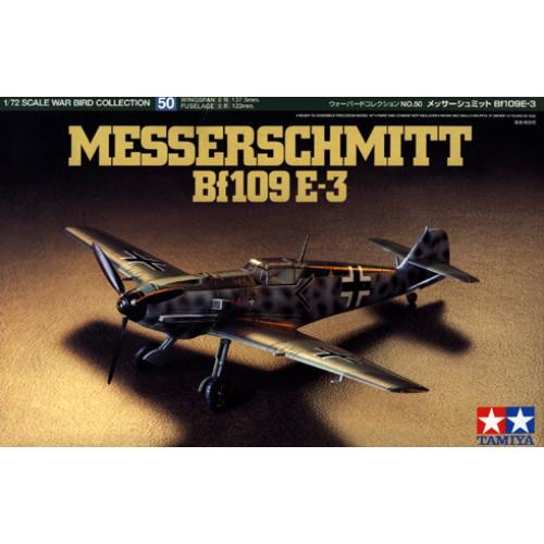 Tamiya 1:72 Bf109-E3 Messerschmitt Plastic Model Kit Tamiya
