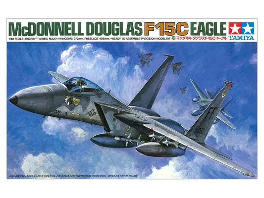 Tamiya 1:48 MCDONNELL DOUGLAS F-15C EAGLE Plastic Model Kit