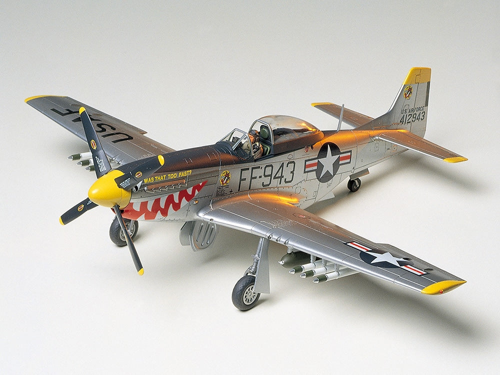 Tamiya 1/48 N.A. F-51D Mustang Korean War Plastic Model Kit Tamiya