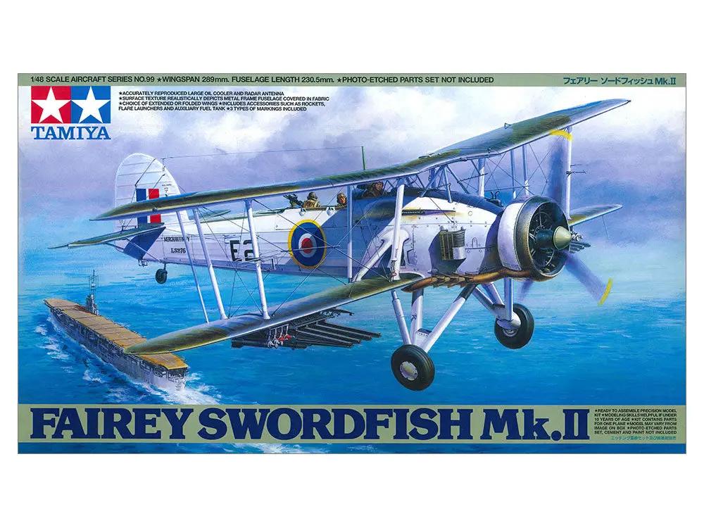 Tamiya 1:48 FAIREY SWORDFISH MK.II Plastic Model kit