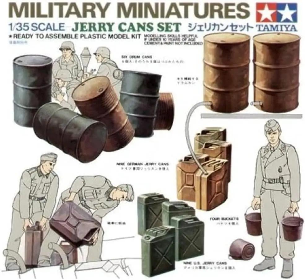 Tamiya 1:35 JERRY CAN SET Plastic Model kit