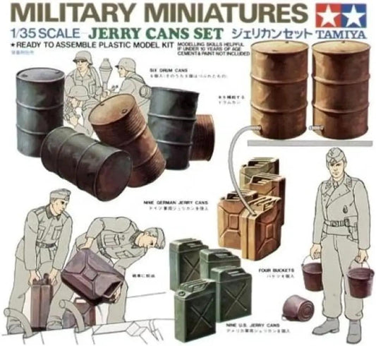 Tamiya 1:35 JERRY CAN SET Plastic Model kit