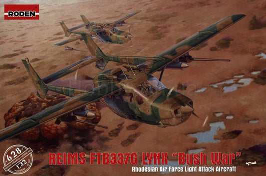 Roden 1/32 REIMS FTB337G LYNX "BUSH WAR" Plastic Model Kit