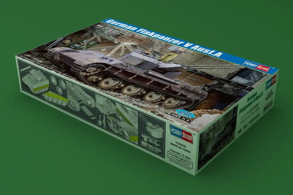 HobbyBoss 1/35 German Flakpanzer V Ausf.A Plastic Model Kit HobbyBoss
