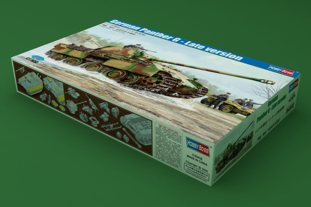HobbyBoss 1/35 German Panther G - Late version Plastic Model Kit HobbyBoss