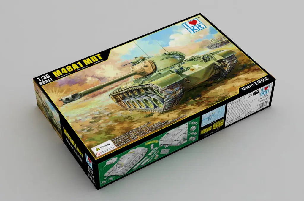 I Love Kit 1/35 M48 MBT Plastic Model Kit I Love Kit