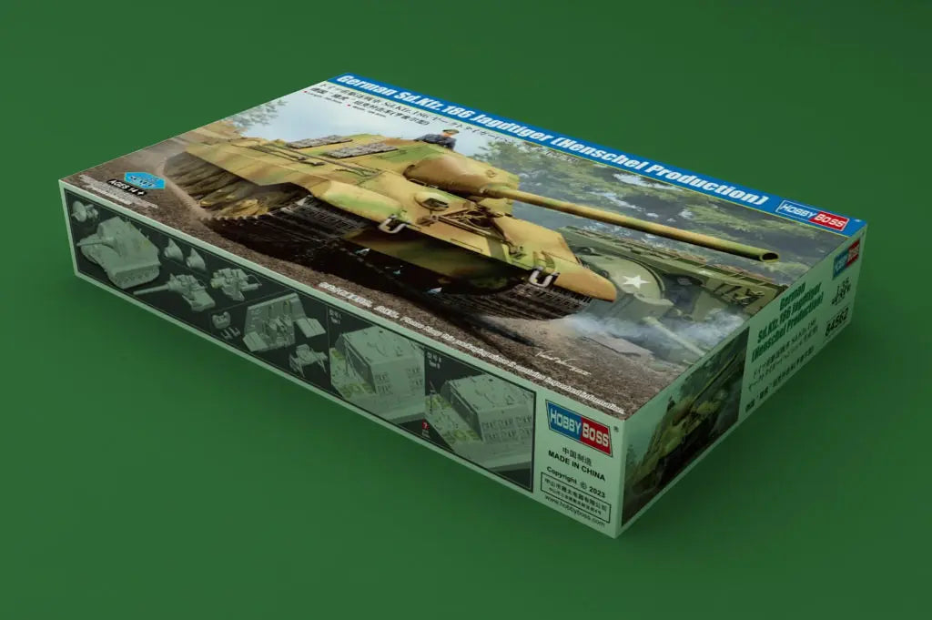 HobbyBoss 1/35 German Sd.Kfz.186 Jagdtiger (Henschel Production) Plastic Model Kit HobbyBoss