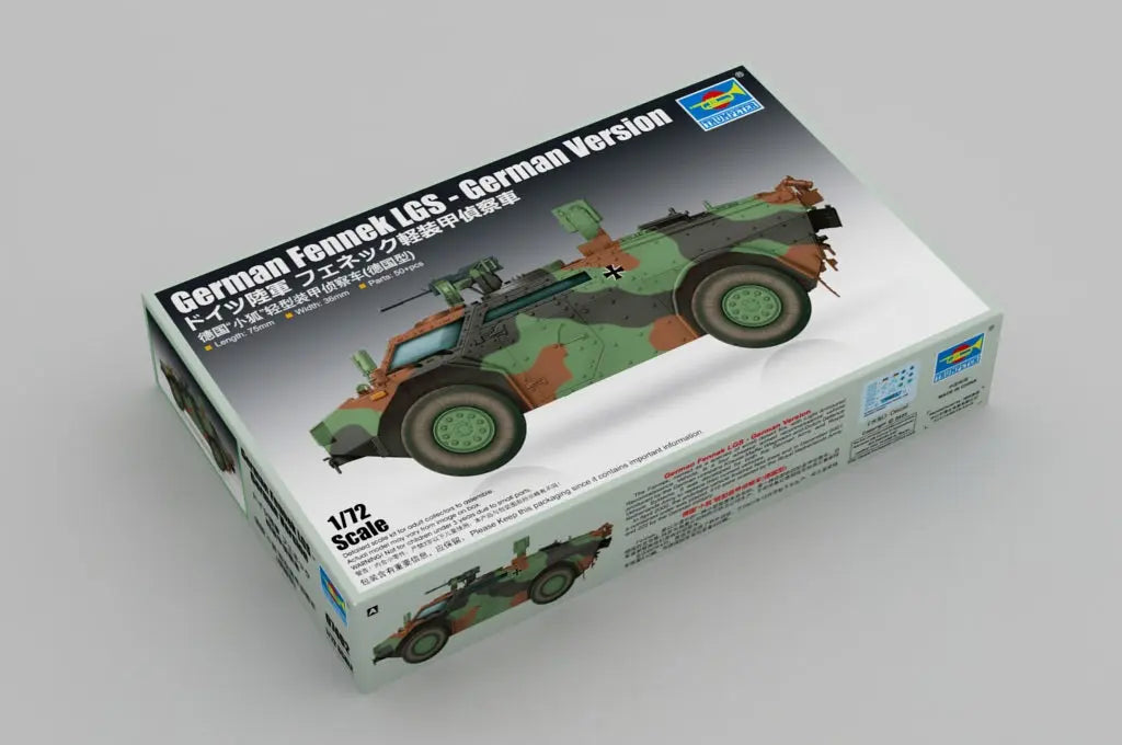 Trumpeter 1/72 German Fennek LGS - German Version Plastic Model Kit Trumpeter