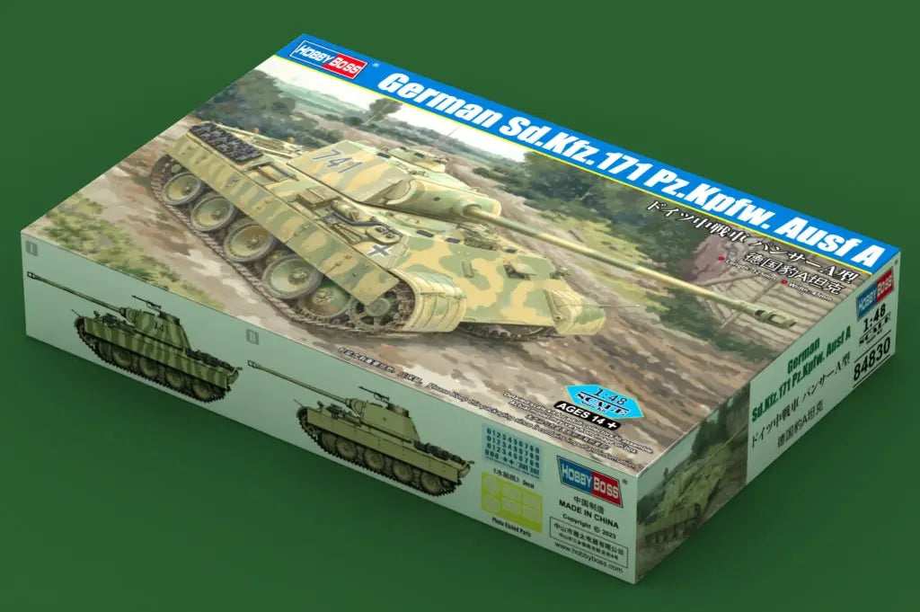 HobbyBoss 1/48 German Sd.Kfz.171 PzKpfw Ausf A  Plastic Model Kit HobbyBoss
