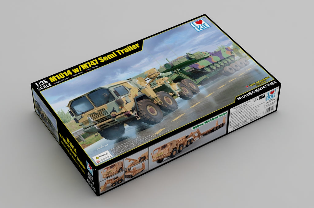 I Love Kit 1/35 M1014 w/M747 Semi Trailer Plastic Model Kit