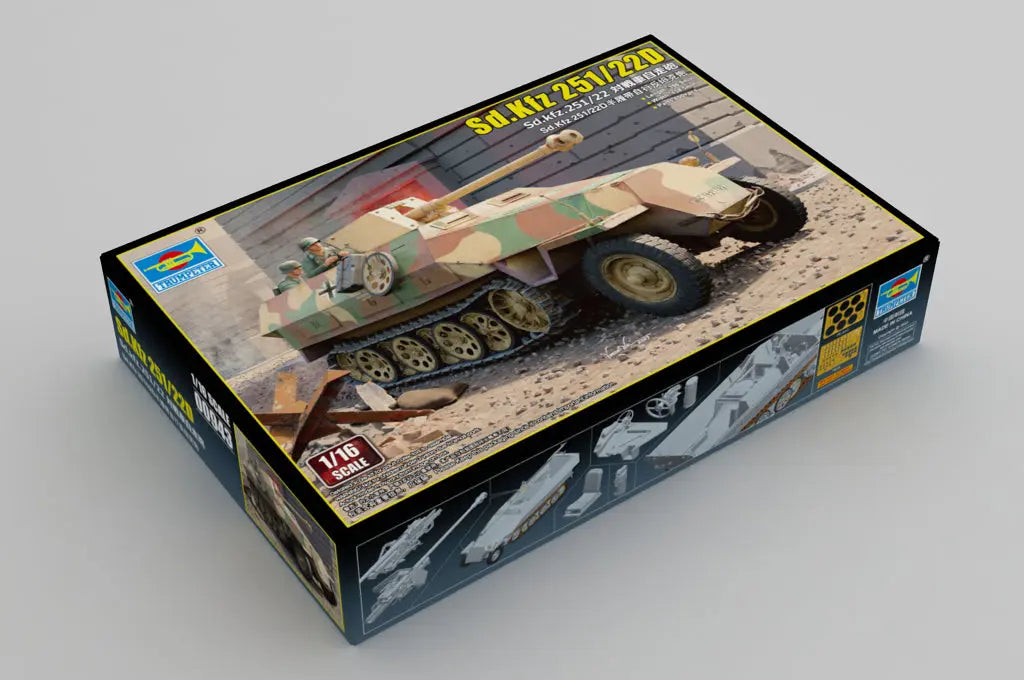 Trumpeter 1/16 Sd.Kfz 251/22D Plastic Model Kit Trumpeter