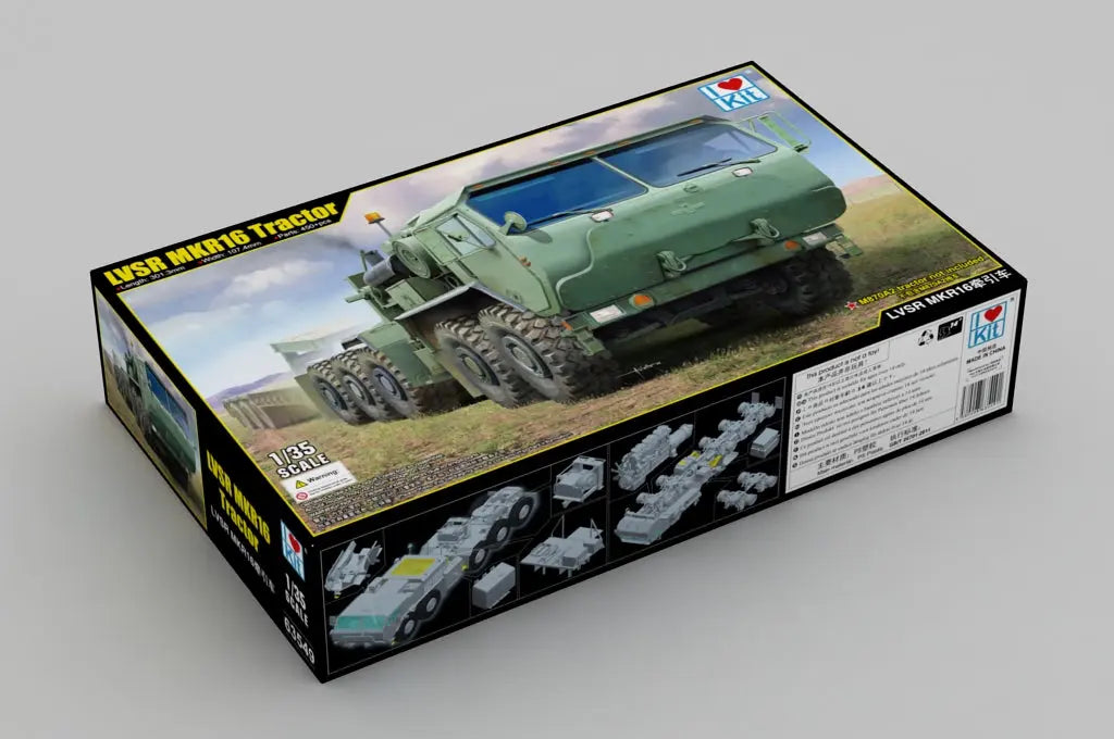 I Love Kit 1/35 LVSR MKR16 Tractor Plastic Model Kit I Love Kit