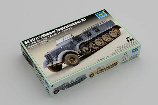 Trumpeter 1/72 Sd.Kfz.8 Schwerer Zugkraftwagen 12t Plastic Model Kit Trumpeter