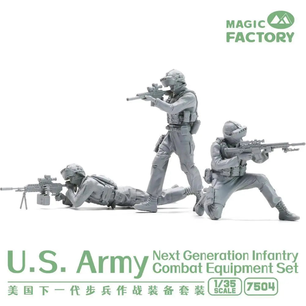 Magic Factory 1/35 US Army Next Generation Infantry Equipment Set Plastic Model Kit Magic Factory