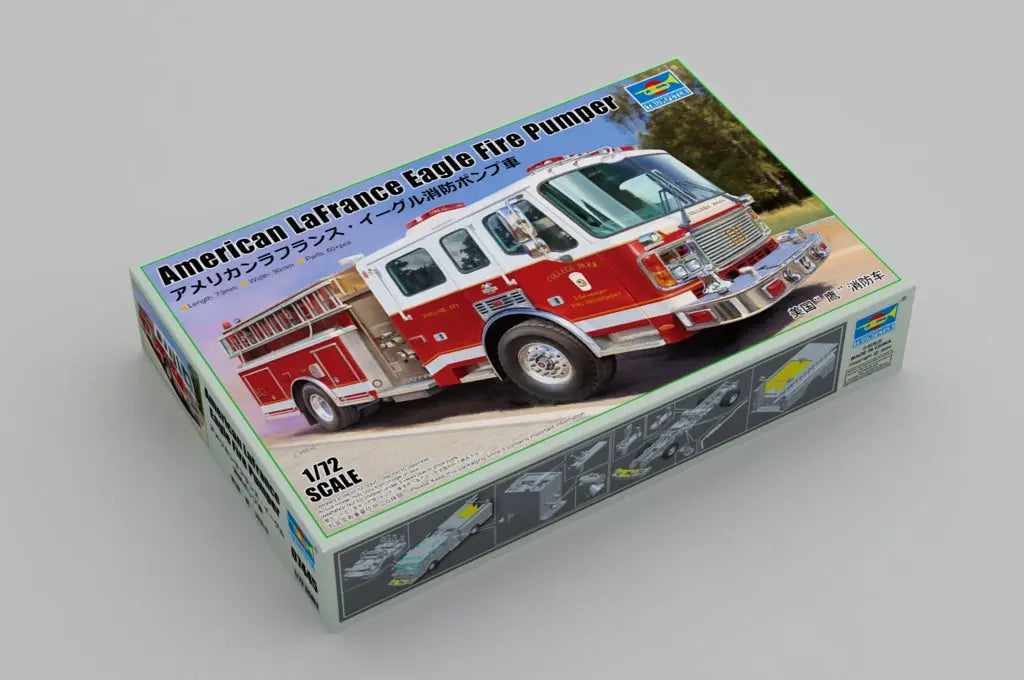 Trumpeter 1/72 American LaFrance Eagle Fire Pumper Plastic Model Kit Trumpeter