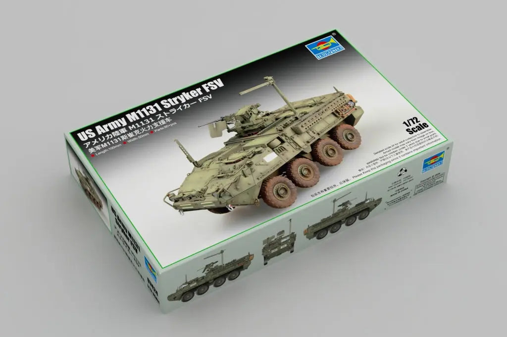 Trumpeter 1/72 US Army M1131 Stryker FSV Plastic Model Kit Trumpeter