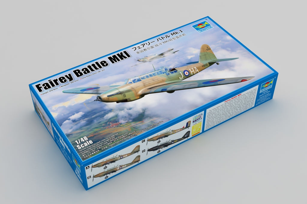 Trumpeter 1/48 Fairey Battle mk1 Plastic Model Kit Trumpeter