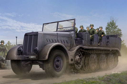 Trumpeter 1/35 Schwerer Zugkraftwagen 18 t Sd.Kfz.9 Artillery Version Plastic Model Kit