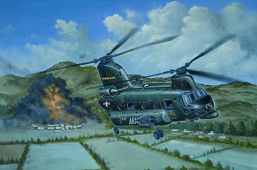Trumpeter 1/35 Boeing ACH-47A Armored Chinook Plastic Model Kit Trumpeter
