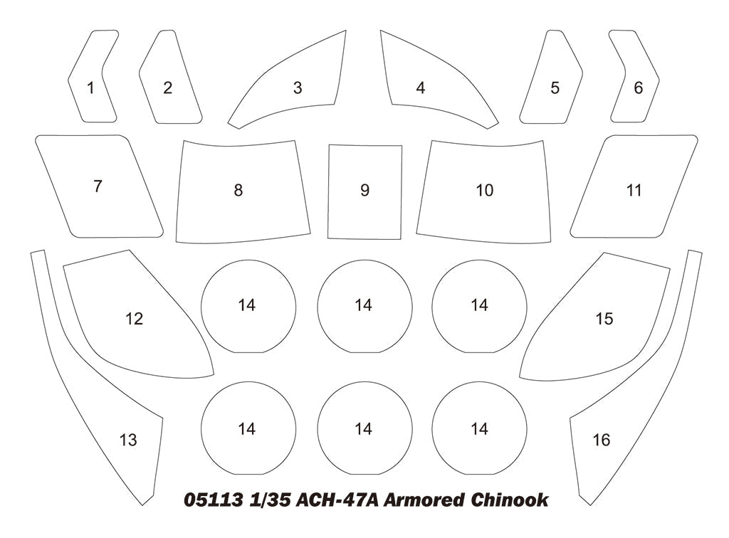 Trumpeter 1/35 Boeing ACH-47A Armored Chinook Plastic Model Kit Trumpeter