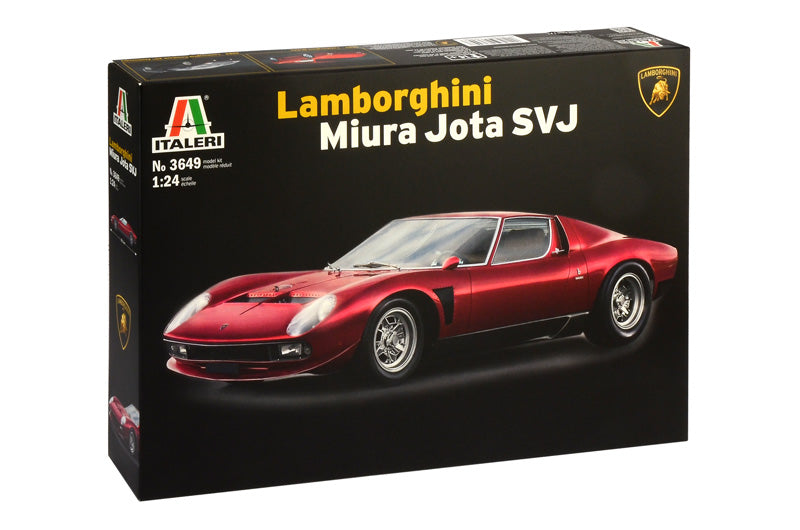 Italeri 1:24 Lamborghini Miura JOTA SVJ Plastic Model Kit Italeri
