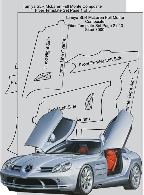 Scale Motorsport 1:24 MB SLR McLaren Full Carbon Jacket Scale Motorsport