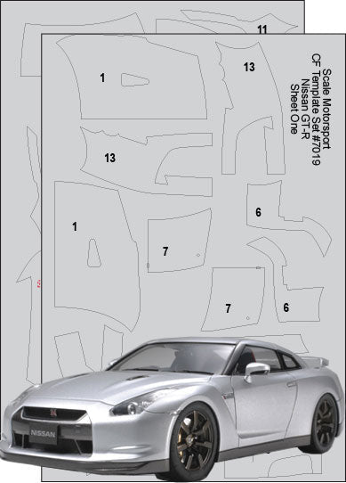 Scale Motorsport 1:24 Nissan GT-R Full Carbon Jacket Scale Motorsport