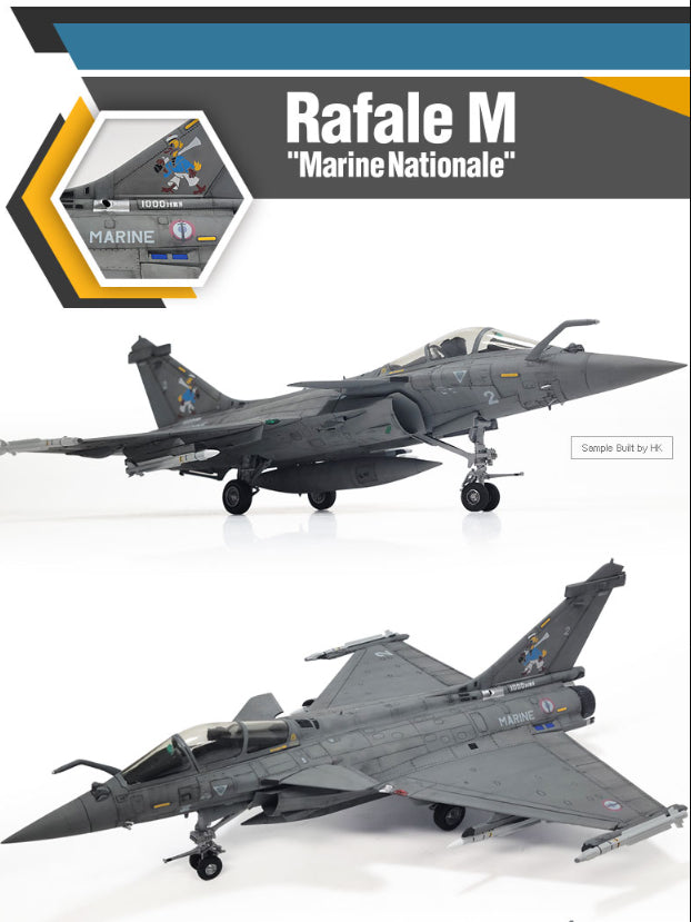 Academy 1/48 1/48 Rafale M "Marine Nationale" Plastic Model Kit Academy