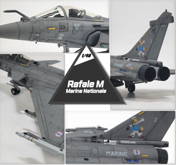 Academy 1/48 1/48 Rafale M "Marine Nationale" Plastic Model Kit Academy