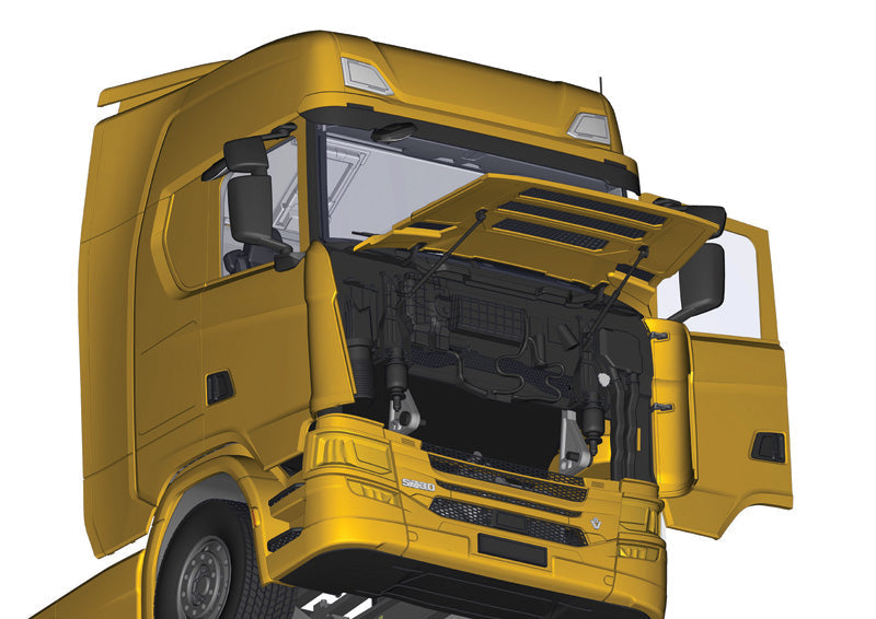 Italeri 1/24 Scania S730 HIGHLINE 4x2 Truck Plastic Model Kit Italeri