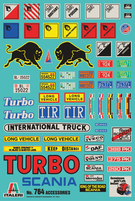 Italeri 1/24 Truck Shop Accessories Plastic Model Kit Italeri