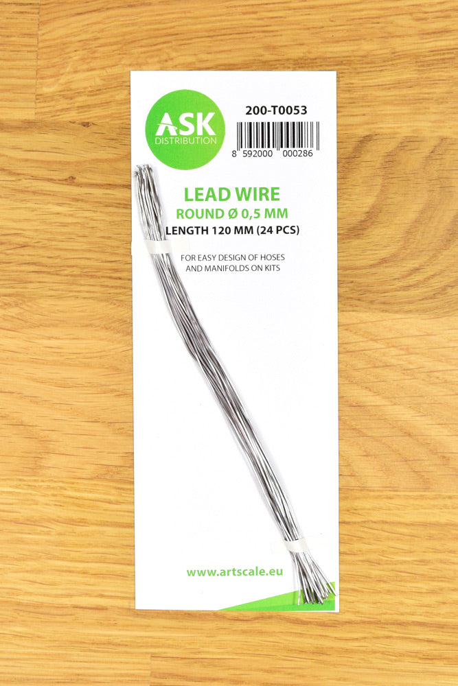 ASK Lead Wire - Round Ø 0,5 mm x 120 mm (24 pcs)