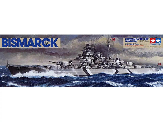 Tamiya 1:350 BISMARCK GERMAN BATTLESHIP Plastic Model Kit