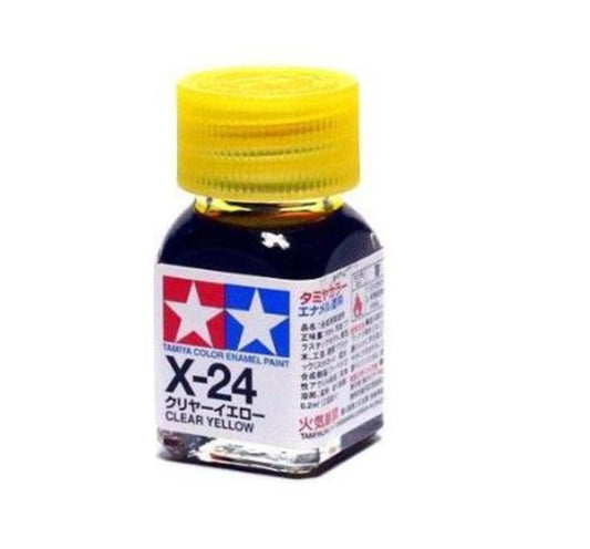 Tamiya Color Enamel Paint X-24 Clear Yellow 10ml