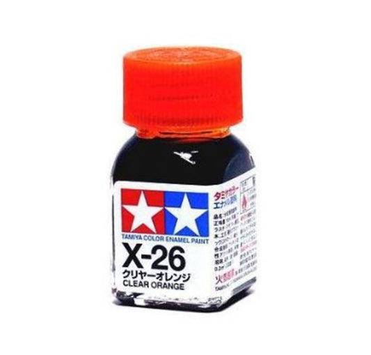 Tamiya Color Enamel Paint X-27 Clear Orange 10ml
