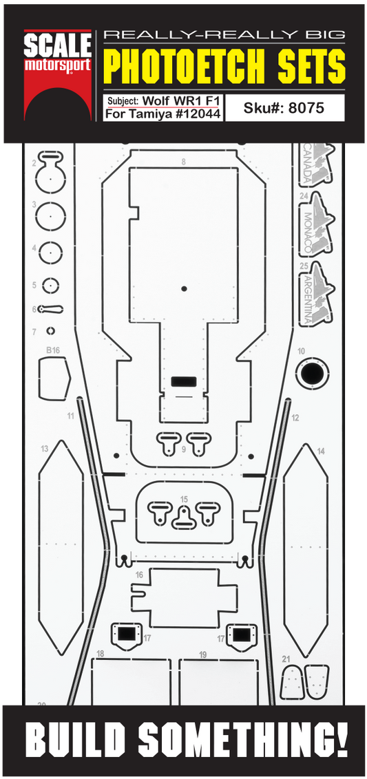 Scale Motorsport 1/12 Wolf WR1 F1  Photoetch Set Scale Motorsport