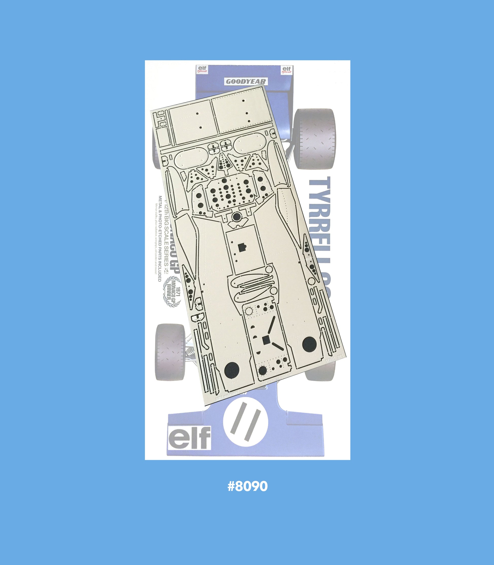 Scale Motorsport Tyrrell 003 Monaco GP 1:12th Scale PE Set Scale Motorsport