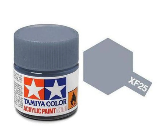 Tamiya Color Acrylic Paint XF-25 Light Sea Grey 10ml Tamiya