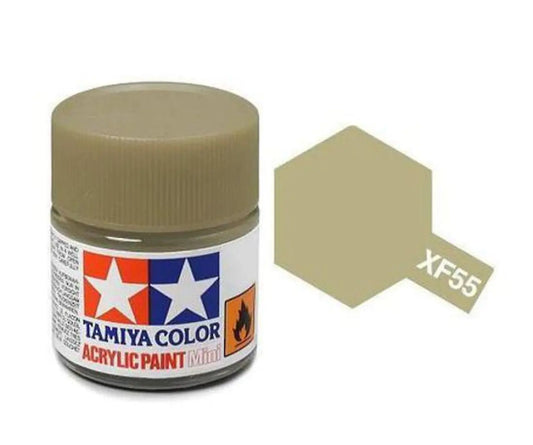 Tamiya Color Acrylic Paint XF-55 Deck Tan 10ml Tamiya