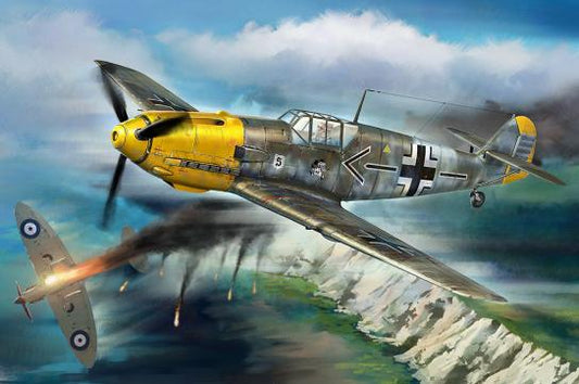HobbyBoss 1/48 Messerschmitt Bf109E-4 Plastic Model Kit HobbyBoss