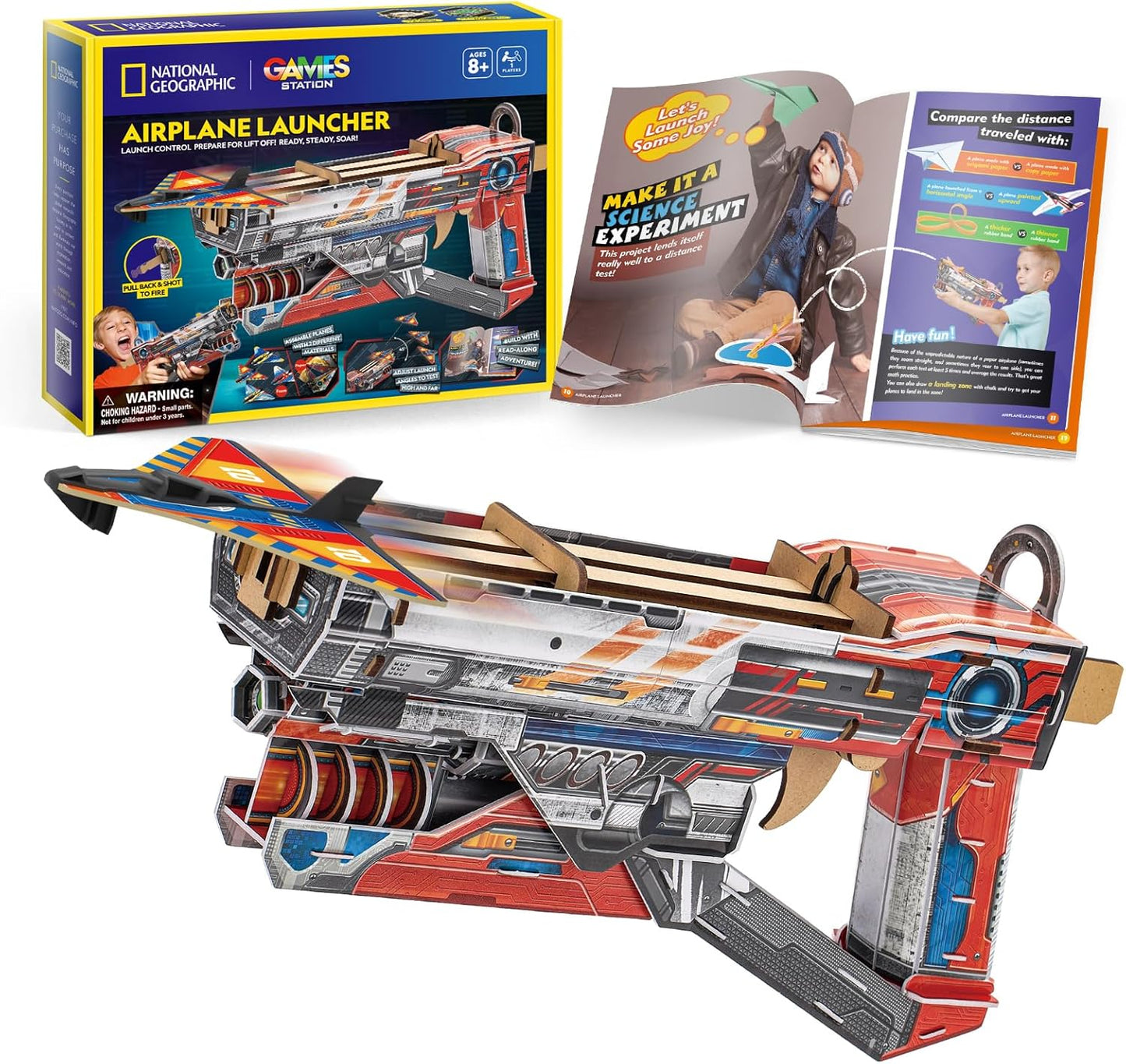 Cubic Fun National Geographic Airplane Launcher Cubic Fun