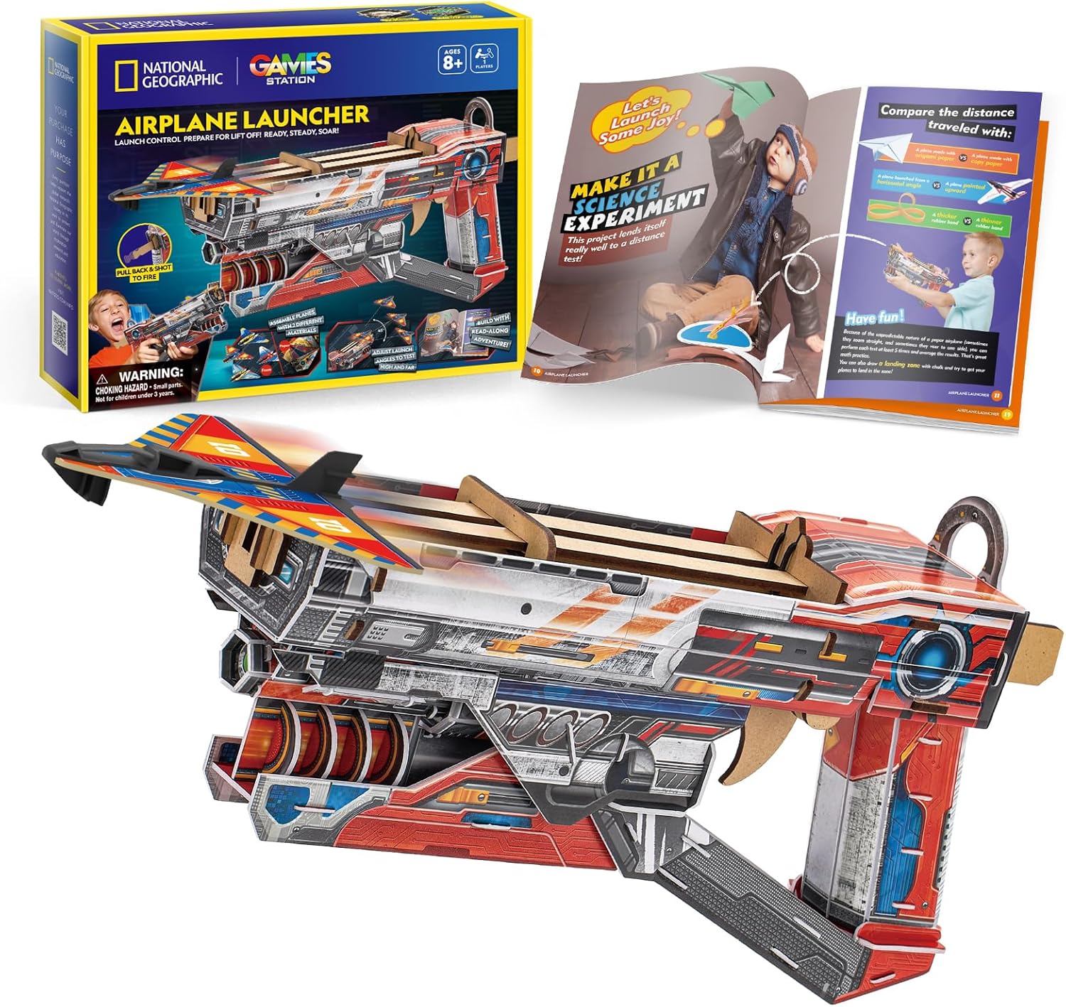 Cubic Fun National Geographic Airplane Launcher Cubic Fun