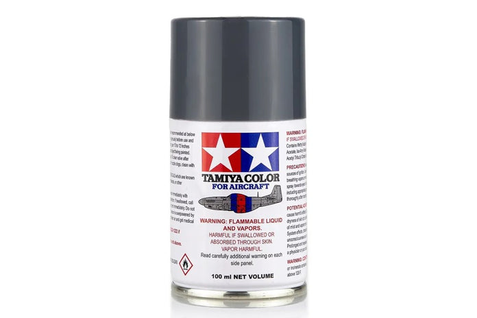 Tamiya Color Spray Paint for Aircraft AS-33 Camouflage Grey (Stealth Gray) Tamiya