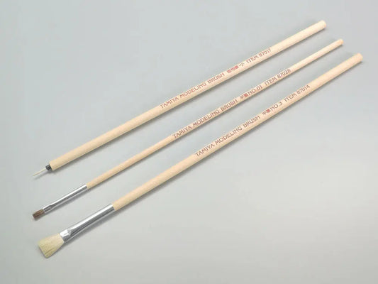 Tamiya Brush Set Basic 3 Piece Tamiya