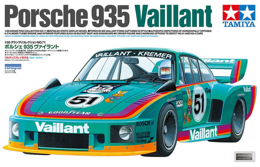 Tamiya 1:20 Porsche 935 Vaillant Tamiya