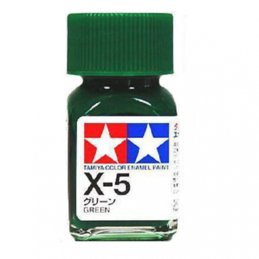 Tamiya Color Enamel Paint X-5 Gloss Green 10ml