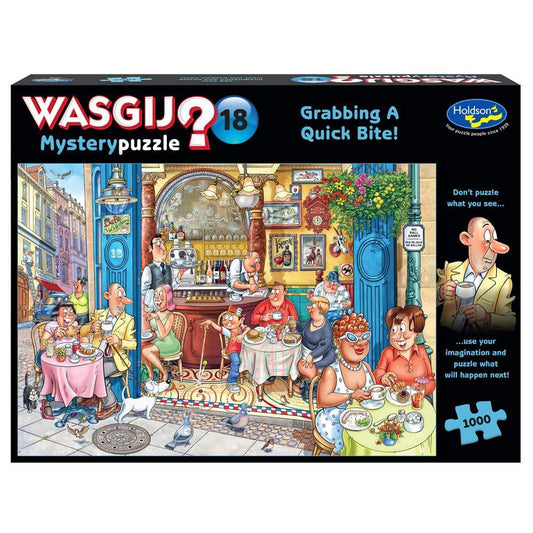Wasjig? Mystery #18 Grabbing a Quick Bite! 1000pce Puzzle Holdson